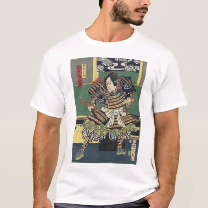 T-shirt Samouraï en Estampe