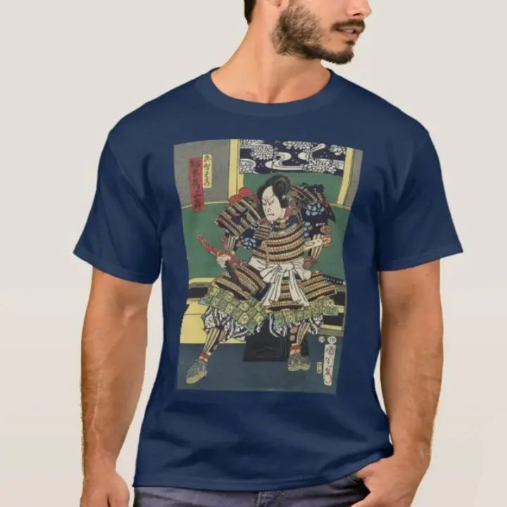 T-shirt Samouraï en Estampe