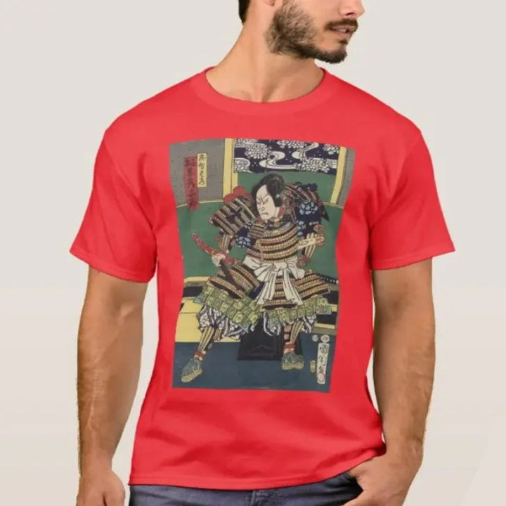 T-shirt Samouraï en Estampe