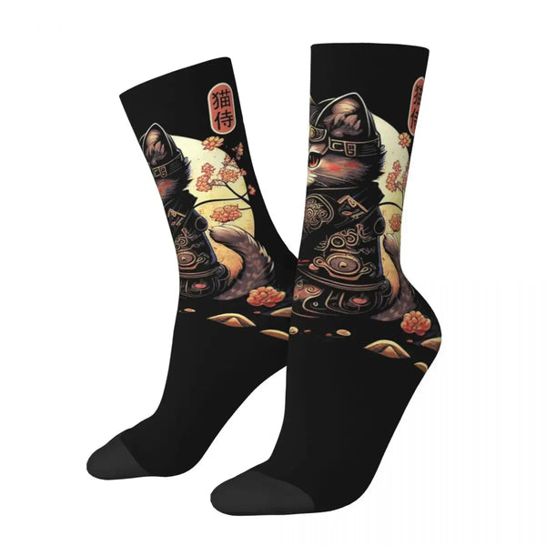 Chaussettes Samouraï Chat