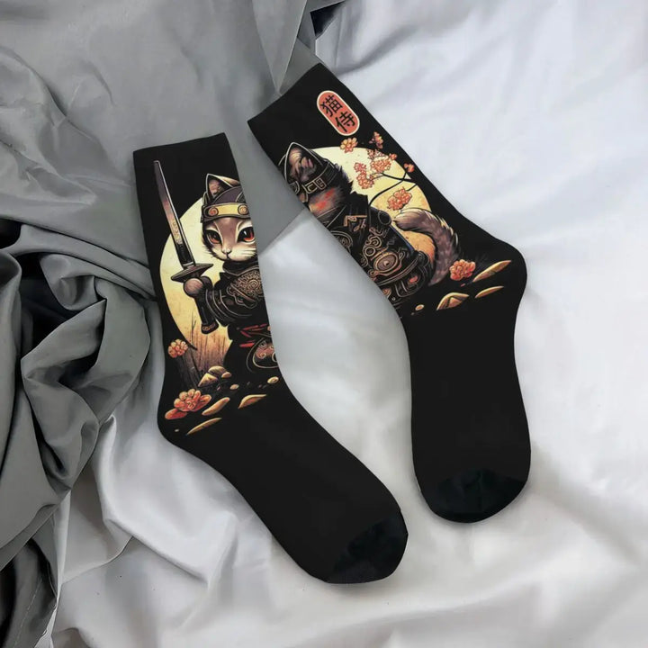 Chaussettes Samouraï Chat