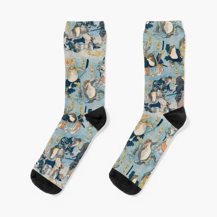 Chaussettes Grenouille Samouraï - Univers Samouraï