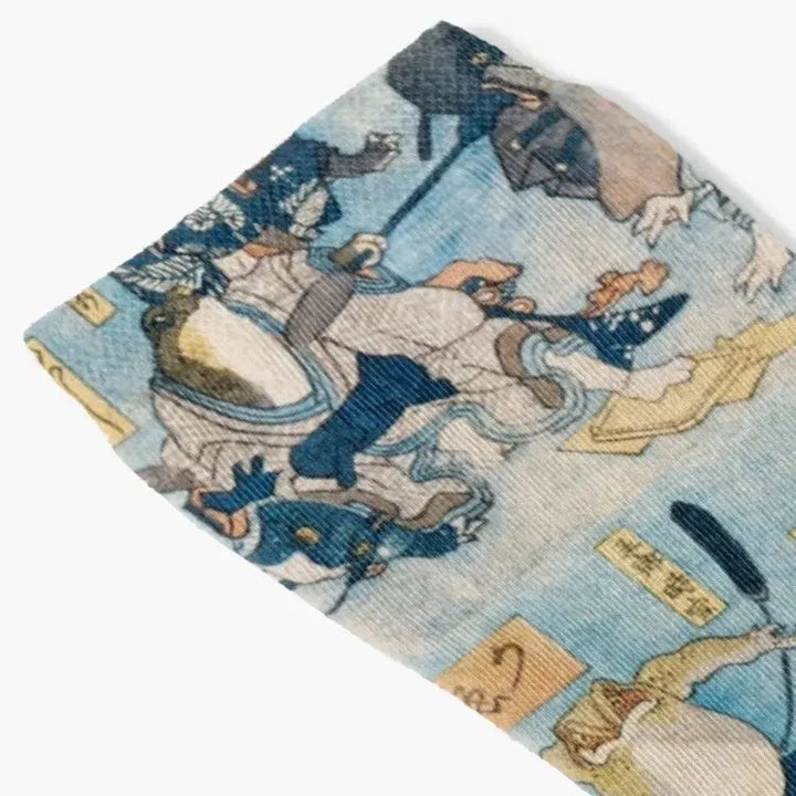 Chaussettes Grenouille Samouraï - Univers Samouraï