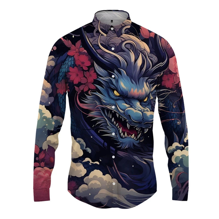 Chemise Dragon Samouraï 