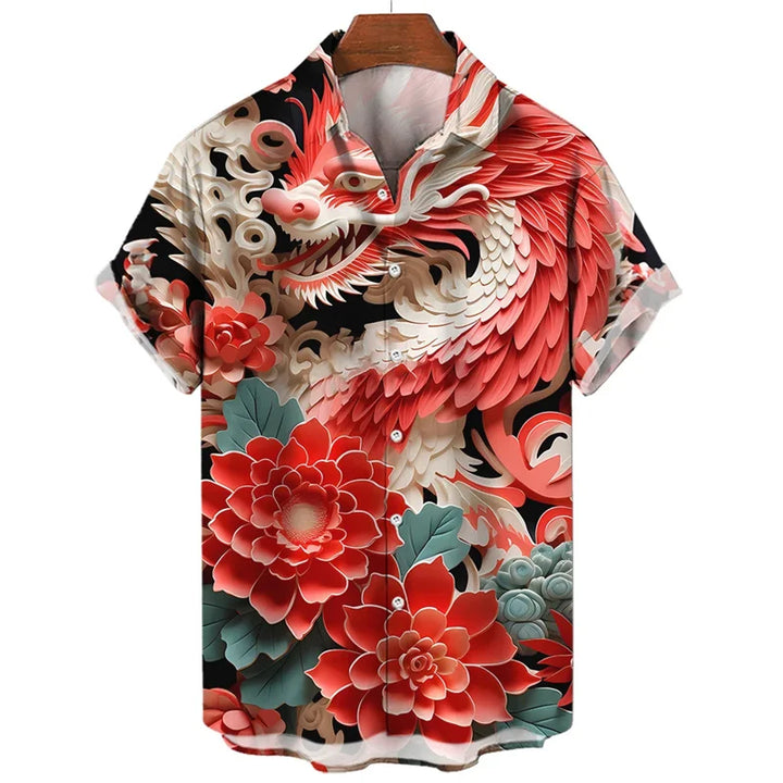 Chemise Samouraï Dragon