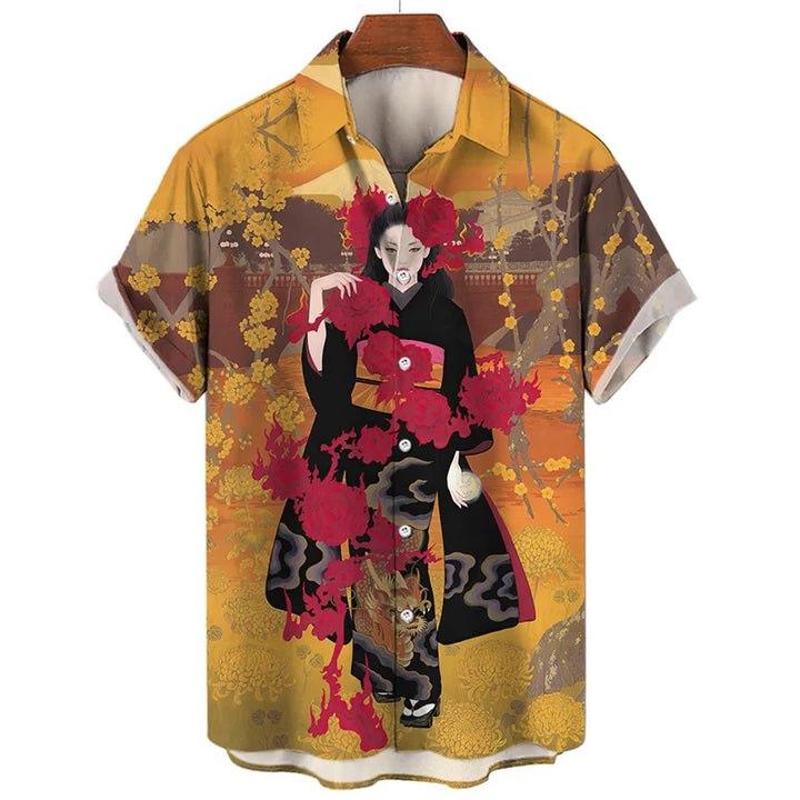 Chemise Geisha traditionnel