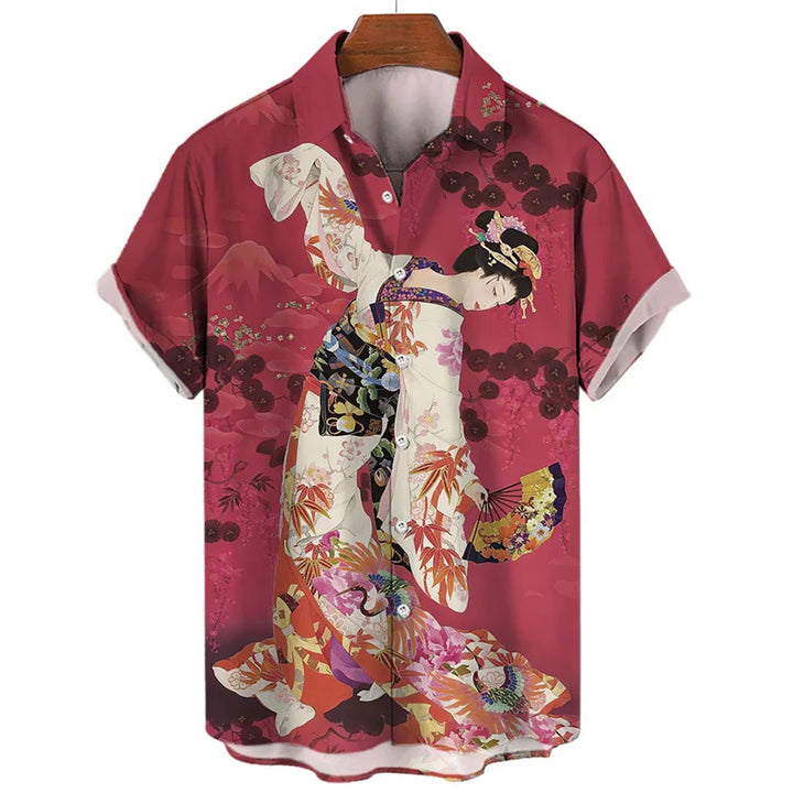 Chemise Samouraï  hotesse geisha