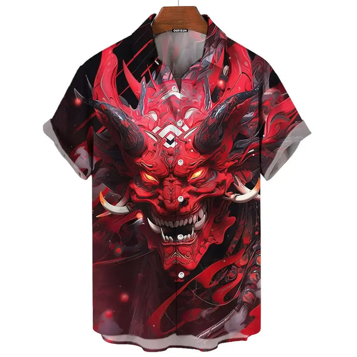 Chemise Samouraï Demon Monster