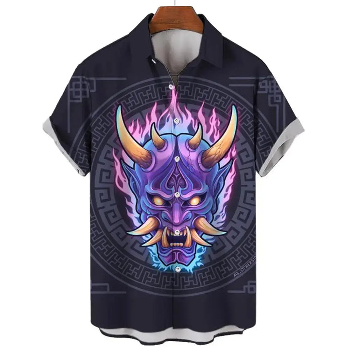 chemise samourai demon paysan 