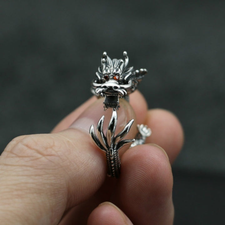 Bague Dragon Samouraï