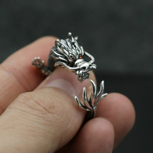 Bague Dragon Samouraï