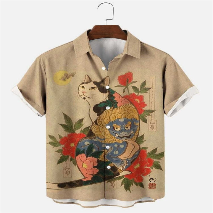 Chemise Samouraï Chat